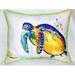 Blue Sea Turtle II Indoor & Outdoor Throw Pillow 20 x 24 in.