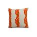 Simply Daisy 20 x 20 Sunset Tulip Orange Floral DecorativeOutdoor Pillow