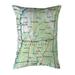 Betsy Drake NC321 Mississippi MS Nautical Map Noncorded Indoor & Outdoor Pillow - 16 x 20 in.