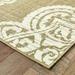 Style Haven Marianna Center Medallion Loop Pile Indoor Outdoor Rug Tan/Off-White 8 6 x 13 9 x 12 Outdoor Indoor Living Room Patio Ivory Cream