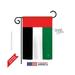 Breeze Decor 58247 United Arab Emirates 2-Sided Impression Garden Flag - 13 x 18.5 in.