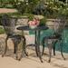 Angie 3-piece Bronze Cast Aluminum Outdoor Bistro Set