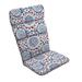 Arden Selections Outdoor Rocking Chair or Adirondack Cushion 20 x 17 Water Repellent Fade Resistant 17 x 20 Clark Blue