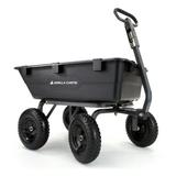 Gorilla Carts GOR6PS 1200-lb. Heavy-Duty Poly Garden Dump Cart with 13 Tires 40 x 25 x 10 Bed