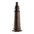 9542OZ-Kichler Lighting-96 Inch Outdoor Post - Aluminum Post with Decorative Base-Olde Bronze Finish