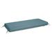 Duck Covers Weekend Water-Resistant Outdoor Bench Cushion 42 x 18 x 3 inch Blue Shadow