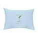 Simply Daisy 14 x 20 Martini Glass Happy Hour Pale Blue Abstract Decorative Outdoor Pillow