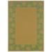 Moretti Bali Indoor/Outdoor Area Rug 606F6 Outdoor Beige Border Palm 3 7 x 5 6 Rectangle