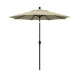 California Umbrella 7.5 ft. Fiberglass Market Umbrella Push Tilt Bronze-Pacifica-Beige