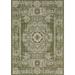 Unique Loom Timeworn Indoor/Outdoor Traditional Rug Green/Gray 8 x 11 4 Rectangle Geometric Traditional Perfect For Patio Deck Garage Entryway