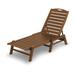 POLYWOODÂ® Nautical Recycled Plastic Armless Chaise