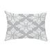 Simply Daisy 14 x 20 Beach Star Gray Decorative Abstract Outdoor Throw Pillow