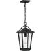 Quoizel Darius 11 Outdoor Hanging Light in Earth Black