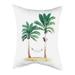 Betsy Drake NC085 16 x 20 in. Palm Trees & Monkey No Cord Pillow
