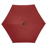 Living Accents 8462418 9 ft. Tiltable Red MARKET Patio Umbrella