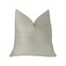 White Luxury Throw Pillow 18in x 18in
