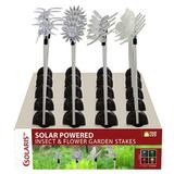 Alpine QLP268ABB Four Seasons insect & Plastic Flower Garden Stake - Pack of 12