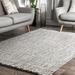 nuLOOM Courtney Braided Indoor/Outdoor Area Rug 12 x 15 Salt And Pepper