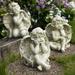 Northlight Set of 3 Sitting Cherub Angel Outdoor Patio Garden Statues 11 - White