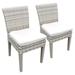 TK Classics Fairmont Armless Outdoor Dining Chairs