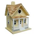 CC Outdoor Living 10 Fully Functional Yellow Beach Side Cottage Outdoor Garden Birdhouse
