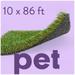 ALLGREEN Pet 10 x 86 FT Artificial Grass for Pet Dog Potty Training Indoor/Outdoor Area Rug