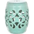 Safavieh Imperial Vine Indoor/Outdoor Garden Patio Stool Light Blue