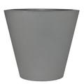 Tusco TUSCR16SL 16 in. Cosmopolitan Round Planter- Slate