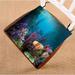 ZKGK Underwater World Sea Life Ocean Animals Fish Coral Seat Pad Seat Cushion Chair Cushion Floor Cushion Two Sides 20x20 Inches