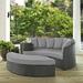 Modway Sojourn Outdoor Patio SunbrellaÂ® Daybed in Canvas Gray