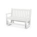 POLYWOODÂ® Traditional Recycled Plastic 48 in. Outdoor Glider Loveseat