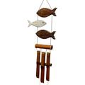 Cohasset Gifts & Garden Fun Fish Bamboo Wind Chime
