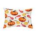 Simply Daisy 14 x 20 Gourds Galore Cream Fall Print Outdoor Decorative Throw Pillow