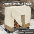 Sunrise Outdoor Patio Log Rack Cover Firewood Rack Protector