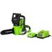 Greenworks 24V 10 Cordless Chainsaw with 2.0 Ah Battery & Charger 20362