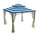 Garden Winds Replacement Canopy Top Cover for the Madaga Gazebo -Standard 350 - Cabana Blue