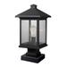 Z-Lite - Portland - 1 Light Outdoor Square Pier Mount Lantern in Seaside Style -