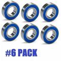 6 Pack Yazoo Lawn Mower Spindle Bearing 204-019 Premium Double Sealed Ball Bearing