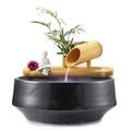 8 Bamboo Fountain with Plant Holder-Complete with Pump and Tubing