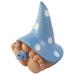 GlitZGlam Miniature Baby Gnome â€œTobyâ€� â€“ the Baby Gnome with the Polka Dot Blue Hat for the Fairy Garden