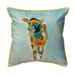 Betsy Drake ZP066 22 x 22 in. Betsys Cow Extra Large Zippered Pillow