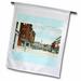 3dRose Main Street Athol Massachusetts City Street with Cars Polyester 2 3 x 1 6 Garden Flag