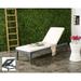 Safavieh Montclair Outdoor Contemporary Patio Sunlounger with Cushion