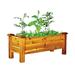 Gronomics Unfinished Red Cedar Planter Box 18 x 48 x 19 in.