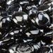 Midnight Black Fire Pit Glass Beads | 3/4 Semi-Reflective 10 lbs