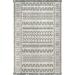 nuLOOM Cora Tribal Indoor/Outdoor Area Rug 5 x 8 Light Gray