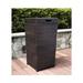 Palm Harbor Outdoor Wicker Trash Bin