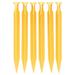 Coghlan s 9 ABS Plastic Tent Pegs - 6 Pack with No-Slip Hook Secure Tents & Awnings