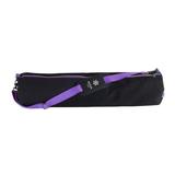 AVIVA YOGA Yoga Bag for Mat & Accessories for Women & Men â€“ Black Extra Large Eco-friendly Water Resistant Canvas Gym Bag with Zips & Pockets. (Purple)