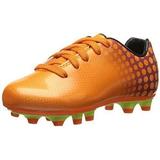 Vizari Palomar FG Soccer cleats | Perfect fit for players and comfortable (Little Kid Orange/Pink Size-2)
